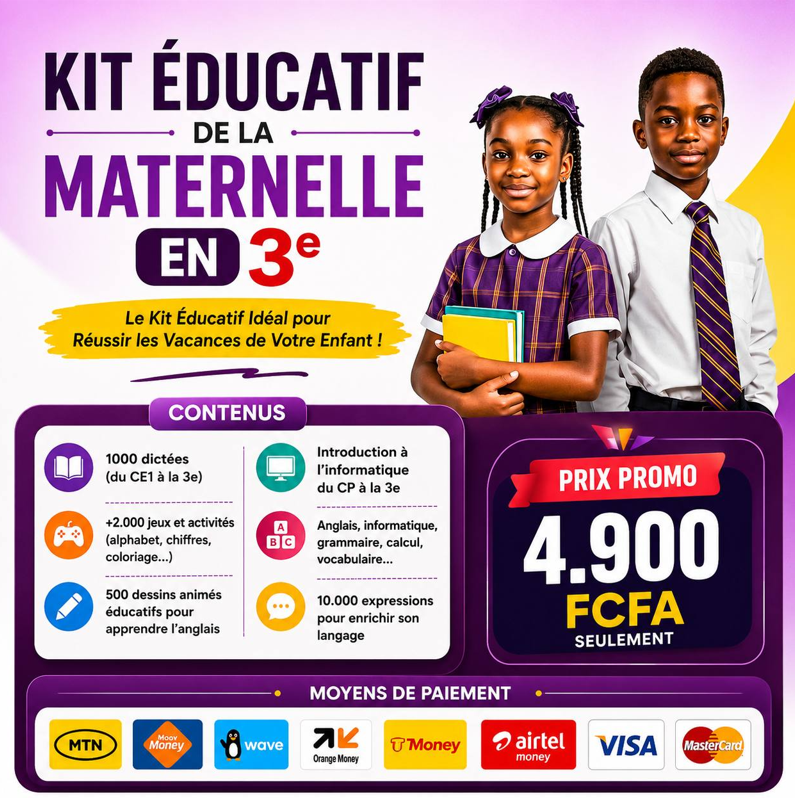Super Kit Éducatif - De la maternelle au collège 3e