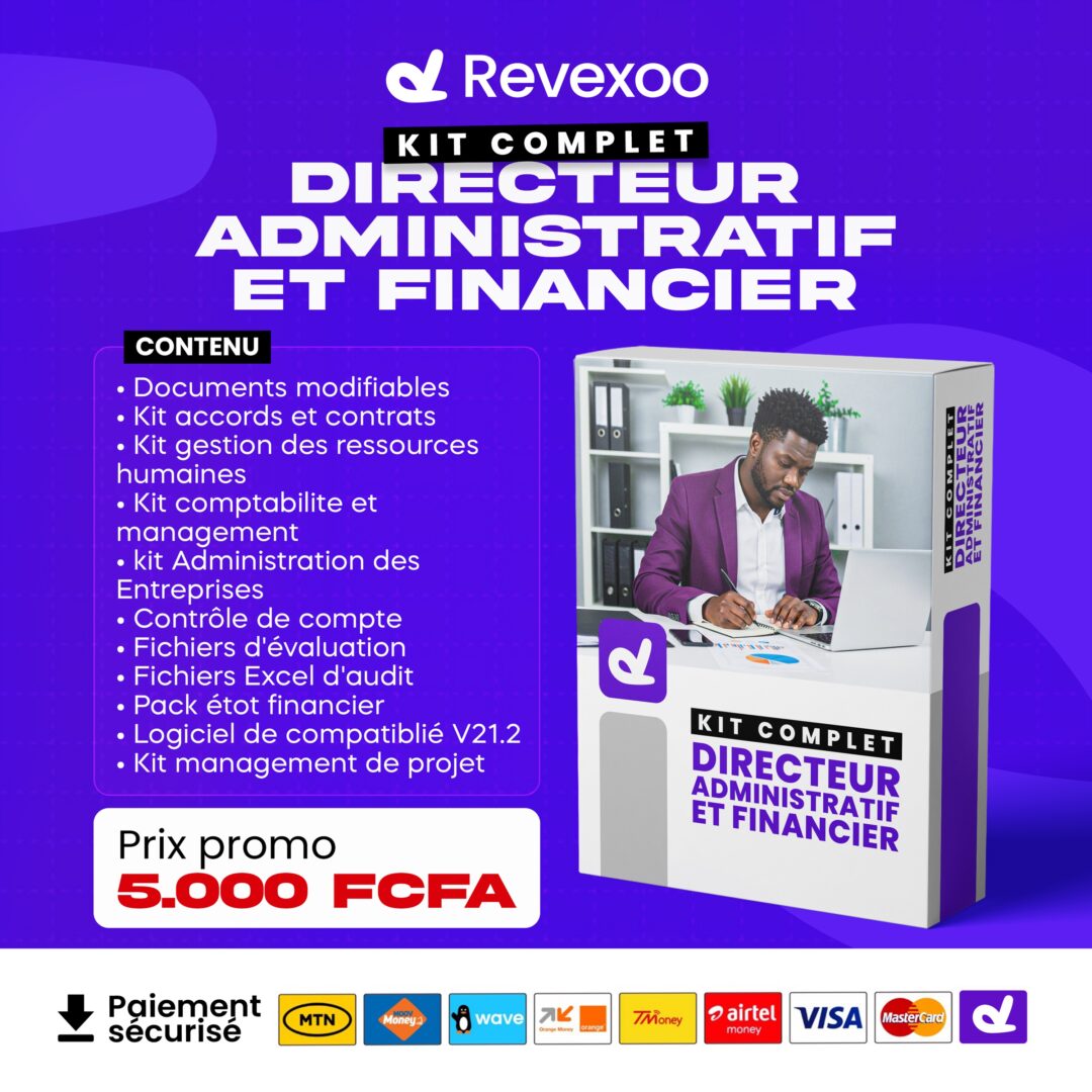 Kit du Directeur Administratif et Financier (D.A.F) – Image 2