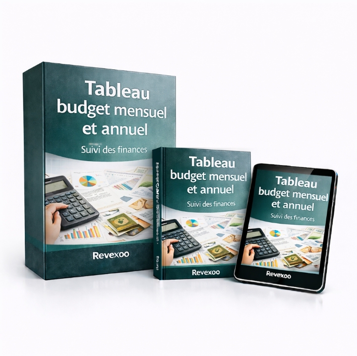 Tableau budget mensuel et annuel - Suivi des finances
